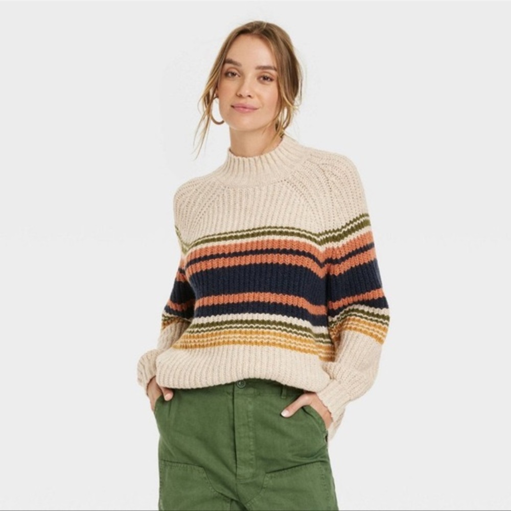 🤍EUC🤍 XXL Universal Threads Striped Knit Sweater